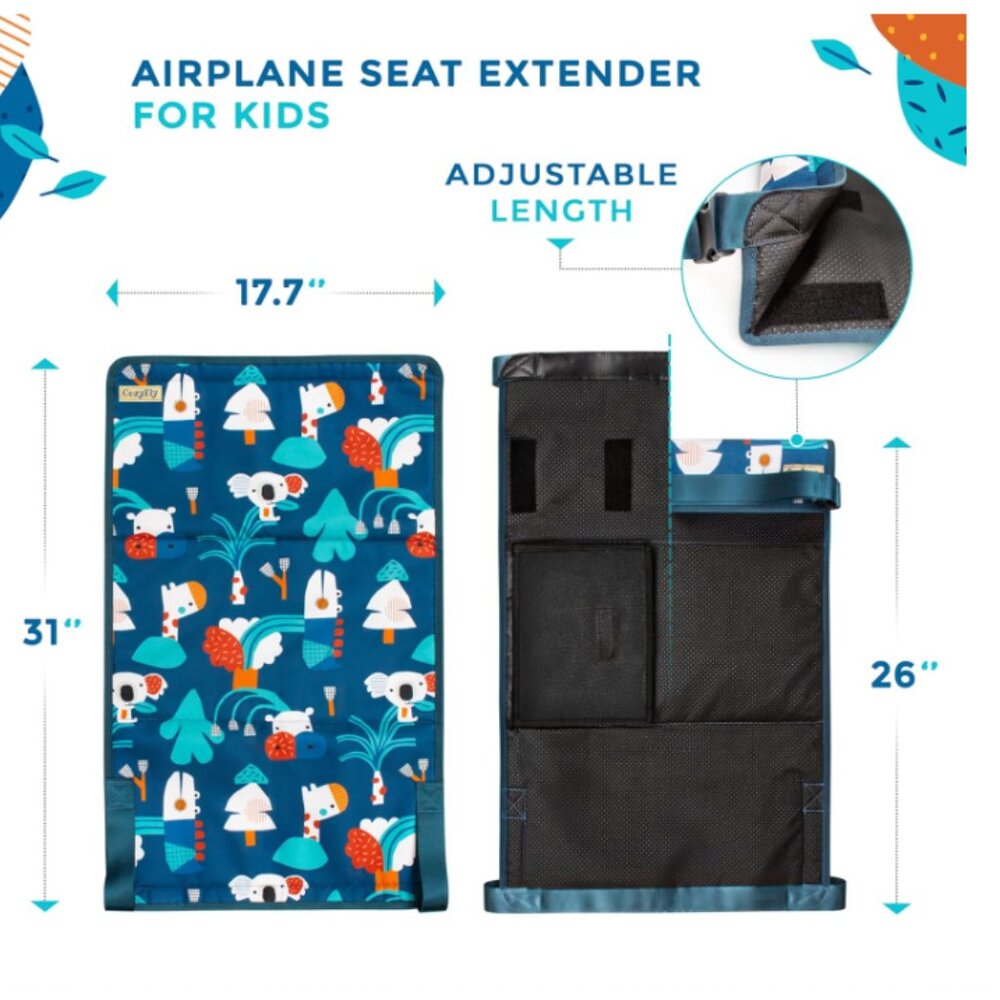 CozyFly Plane Seat for Toddlers Airplane Bed Seat Extender Travel Bed Hammock - Picture 5 of 7